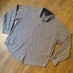 Vintage 90s Tommy Hilfiger Crest Gingham Shirt XL